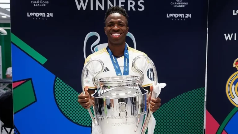 Vinicius Jr., bicampeón de la UEFA Champions League con el Real Madrid